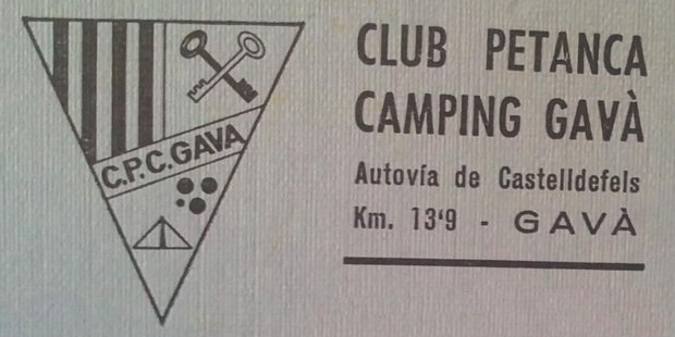 Logotipo del Club de Petanca Camping Gav� (Gav� Mar) (1985)
